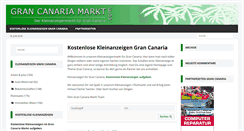 Desktop Screenshot of gran-canaria-markt.com