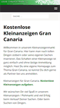 Mobile Screenshot of gran-canaria-markt.com